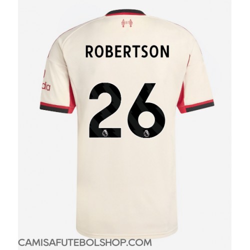Camisa de time de futebol Liverpool Andrew Robertson #26 Replicas 2º Equipamento 2025-26 Manga Curta